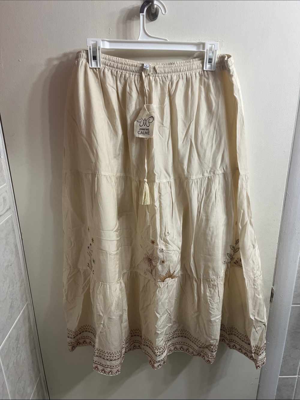 Embroidered Boho Midi Skirt Johnny Was Calme